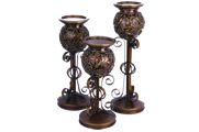 欧式铜烛台