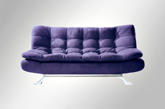 舒适的沙发床（蓝紫色）