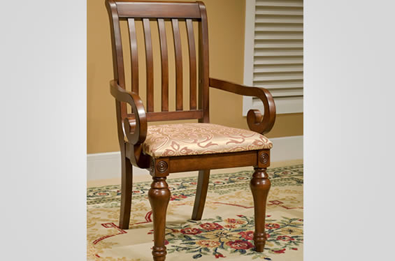 美式古典风格实木休闲椅