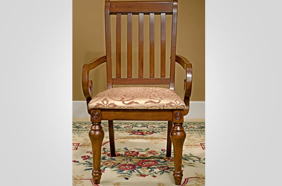 美式古典风格实木休闲椅